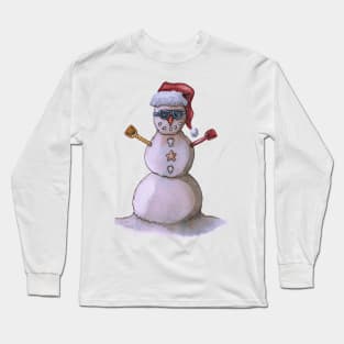 Stephanne The Sandman Snowman Long Sleeve T-Shirt